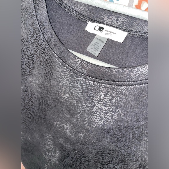 Cable and Gauge snake print metallic sweatshirt - Picture 2 of 2